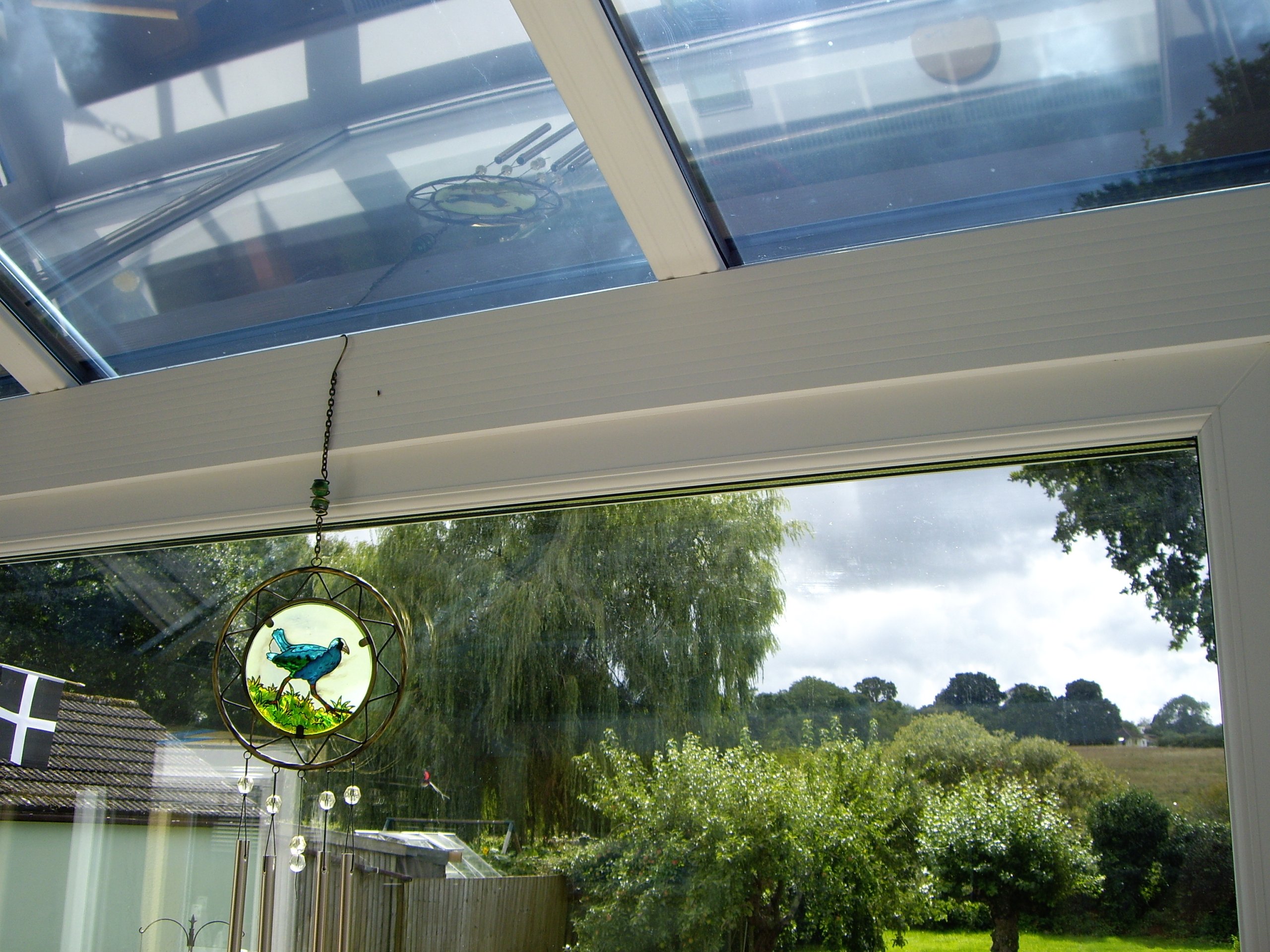 Conservatory roof Dual 15 solar window film application Kingskerswell Newton Abbot South Devon Tinting Express Barnstaple