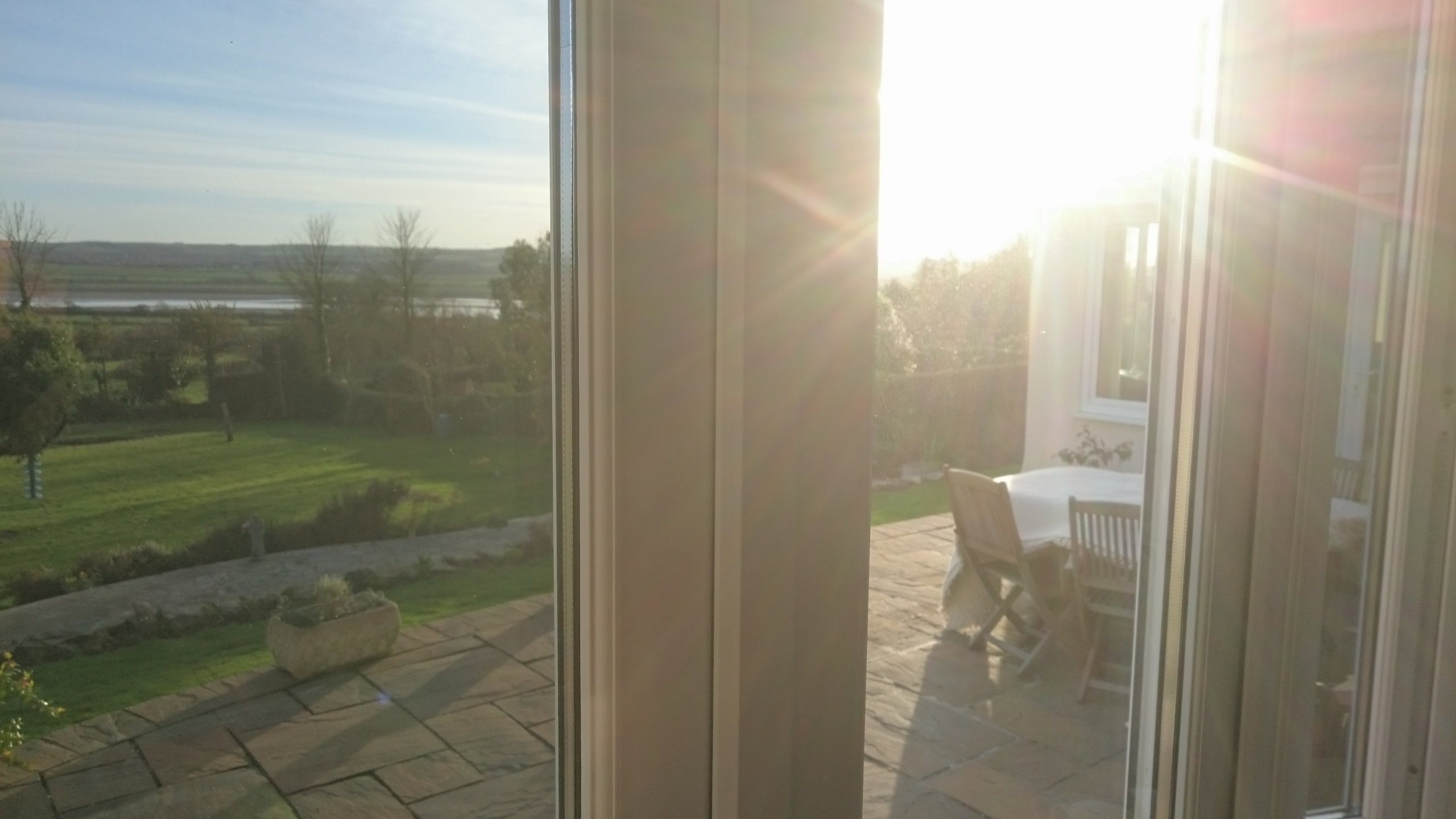 Sun glare and privacy issues in this bedroom Tinting Express Barnstaple